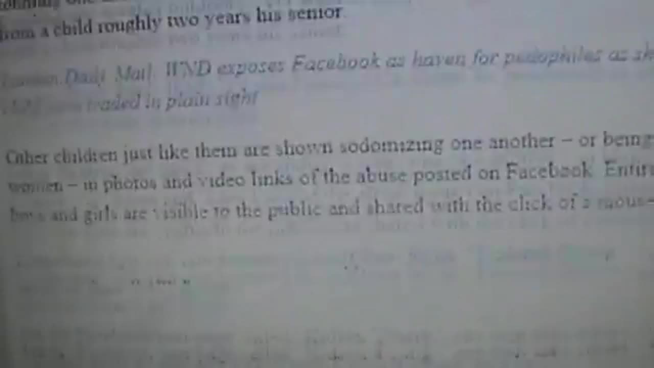 Facebook——A Platform for Pedophiles