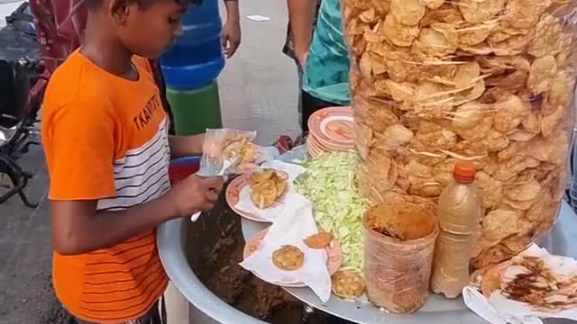 8 Years Old Kid Selling Spicy Panipuri | Bangladeshi Street Food #shorts