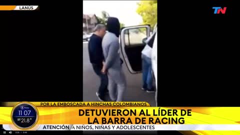 LANÚS I Detienen al líder de la barra de Racing por el ataque a hinchas de Cali