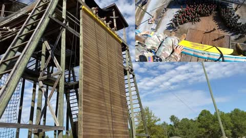 Army Fort Benning Rappelling Eagle Tower First Person
