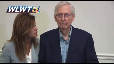 Mitch McConnel FREEZES UP AGAIN!!!