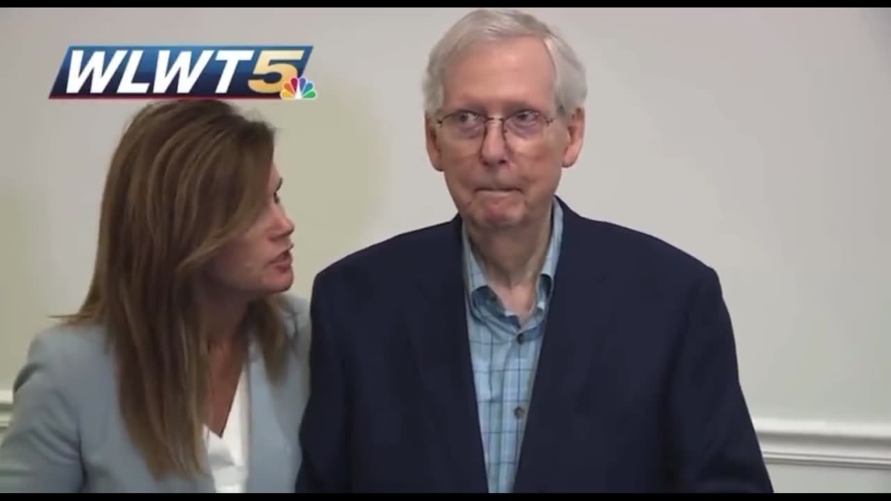 Mitch McConnel FREEZES UP AGAIN!!!