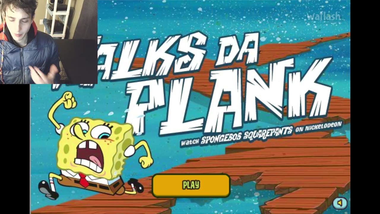 SpongeBob SquarePants Walks Da Plank Video Game Level 2 Walkthrough Gameplay With Live Commentary