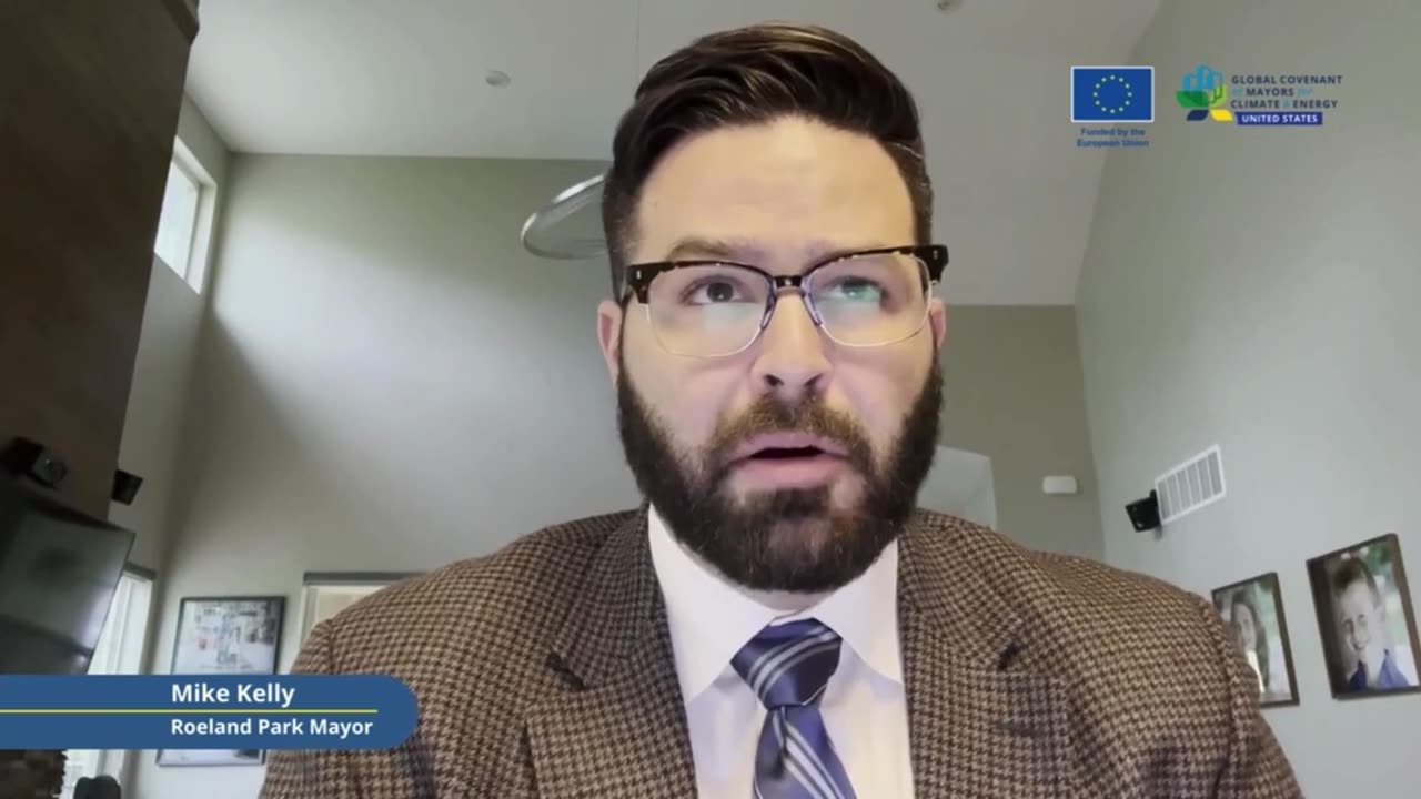 Johnson County KS chairman, confirming he is funded by the European Union