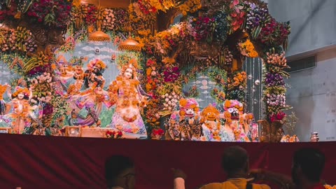 Dancing Kirtan iskcon kirtan religion Radhe Rani ji status #