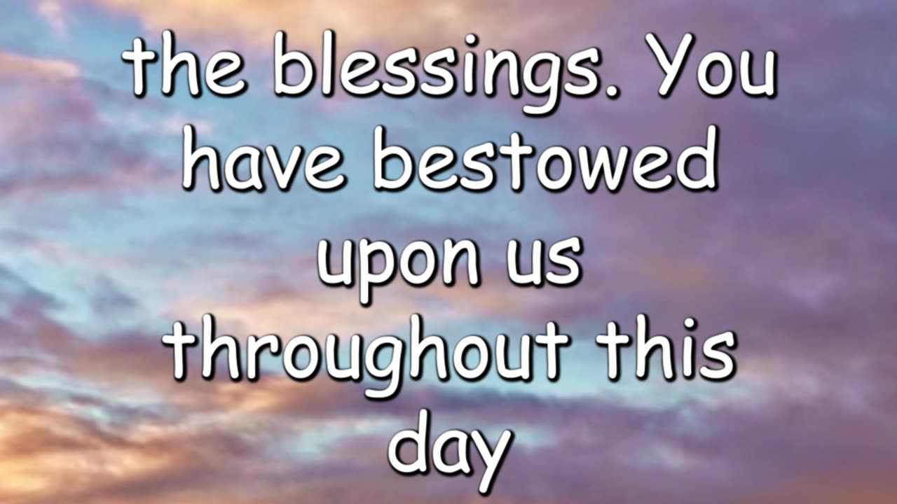 Thursday Night Prayer for Hope, Faith, and Blessings