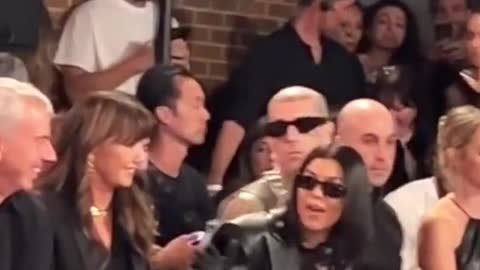 kourtney kardashian really...POPPED OFF 🍾 #kourtneykardashian #nyfw #fashionweek #foodgod