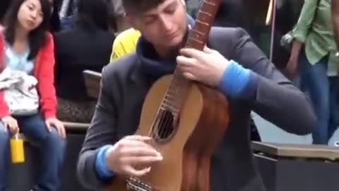 street musician guitar