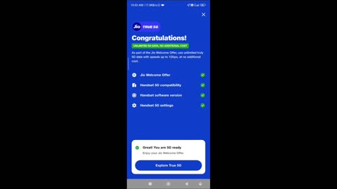 Jio welcome offer not active problem #5g #5gunlimited