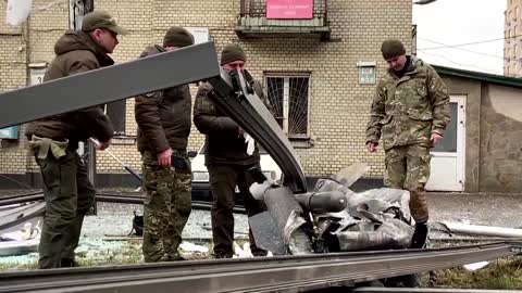 Unidentified missile hits Kyiv