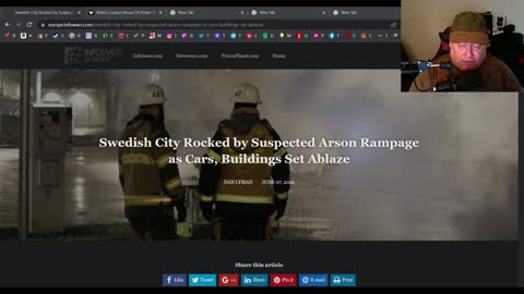 2 arrested in arson attacks in Swedish town