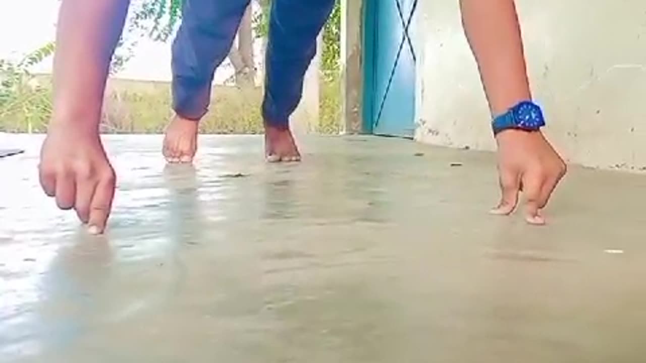 Two finger pushup