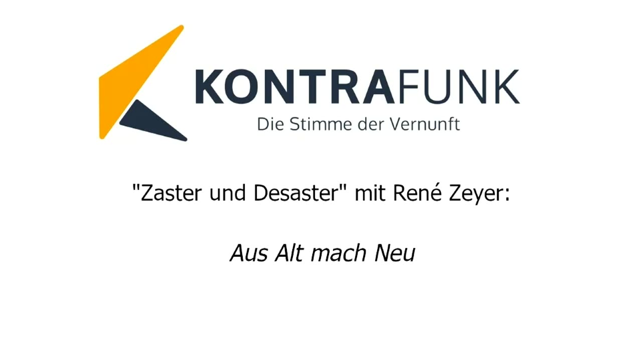 Zaster und Desaster mit René Zeyer - Folge 13: Aus Alt mach Neu