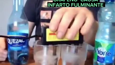 Agua mineral contaminada, en todo el mundo. Grafeno.