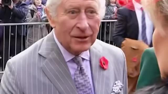Eggs thrown atKing Charles
