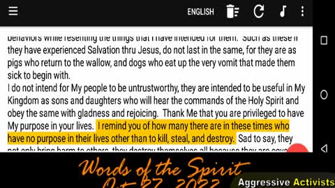 TRUST NOT IN MEDIA MEDIUMS_Words of the Spirit-Oct 27 2022