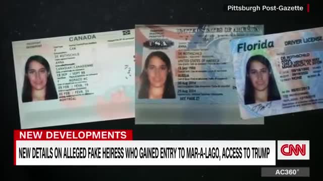 Journalists track down identity of woman who posed with Trump
