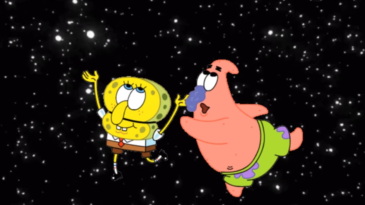 SpongeBob And Patrick Are Pretending To Be Imposters In Space 💫