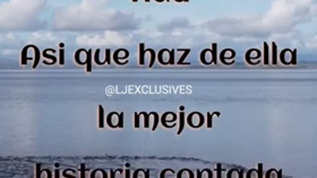 Solo tienes una vida