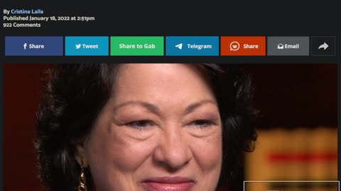Justice Sotomayor Is A Maskhole