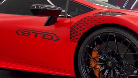 2022 Lamborghini Huracan STO in Arancio Xanto Matt over a Nero Cosmus interior💥