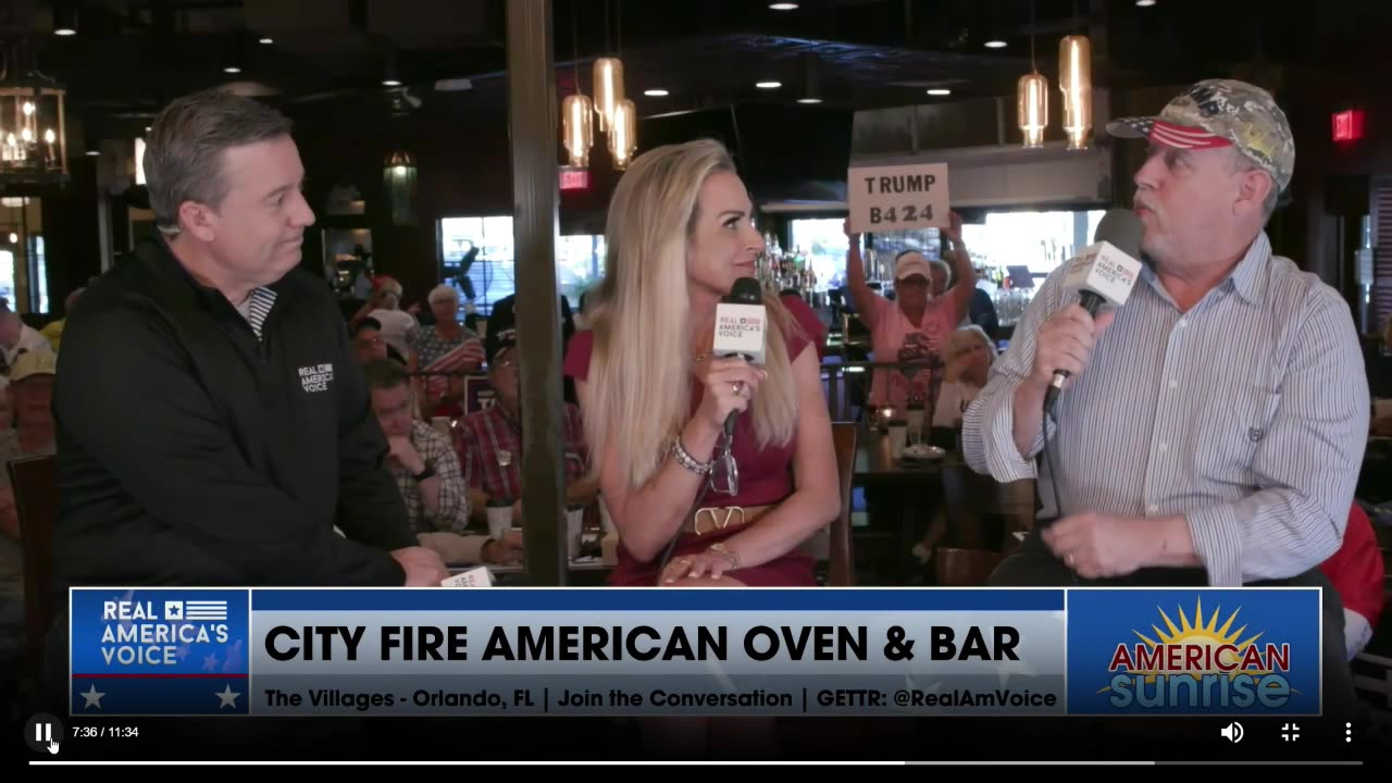 Jack appearing on Real American Voice