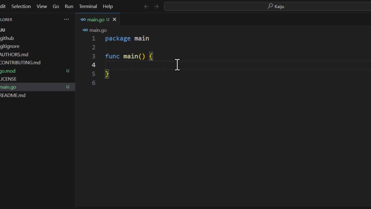 Kaiju Engine introduction (Issue #1) - Initial VSCode project setup