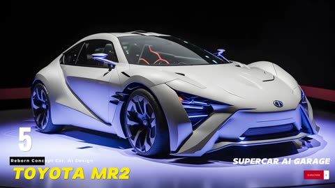 Toyota MR2 Reborn Concept Car, AI Design