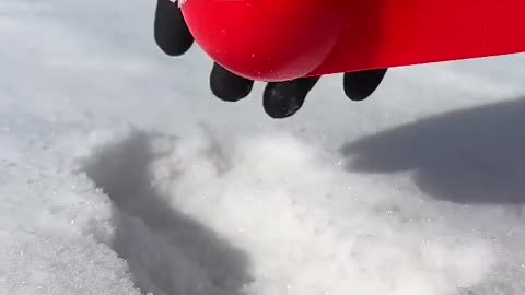 Listen to the crunch of that snow! It is so satisfying