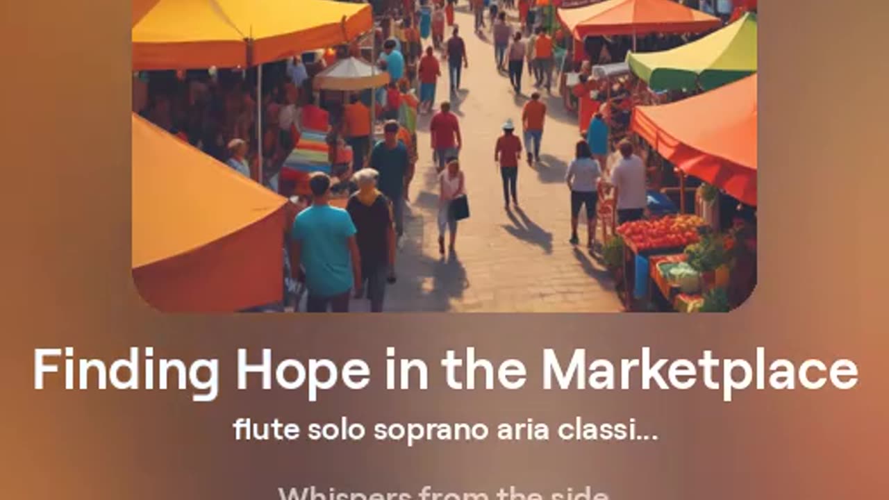 Finding Hope in the Marketplace