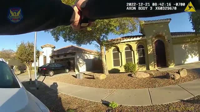 Body-cam shows man pointing gun at Phoenix police before hours-long standoff