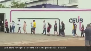 Lula wins Brazil’s presidential election, ousting incumbent Bolsonaro