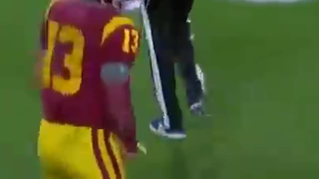 Caleb Williams was not phased 😂