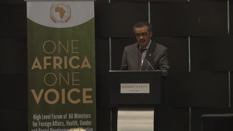 H.E. Dr. Tedros Adhanom, Ministro dos Negócios Estrangeiros da República Democrática Federal da Etiópia