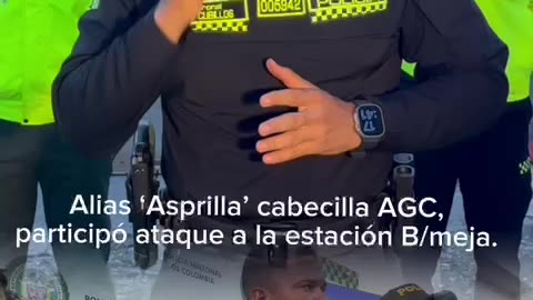 Cayó alias Asprilla, del Clan del Golfo o AGC