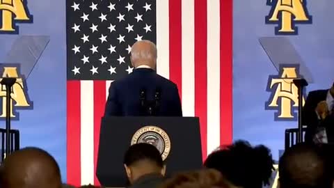 Biden Shakes Hand with Nobody