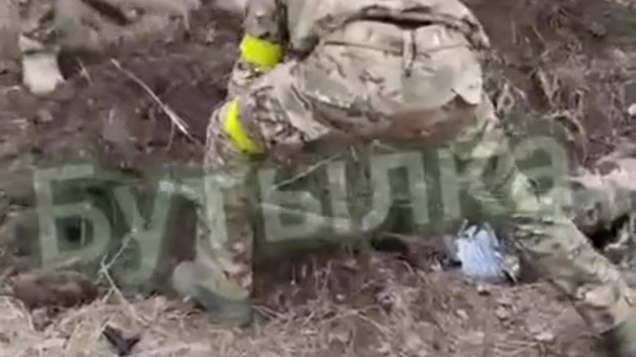 Ukraine soldier buried alive by fellow soldiers for disobeying an order