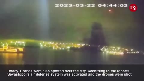 Ukrainian drones attack Sevastopol