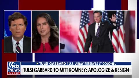 Tulsi Gabbard reacts to Romney accusing her of 'treasonous lies'