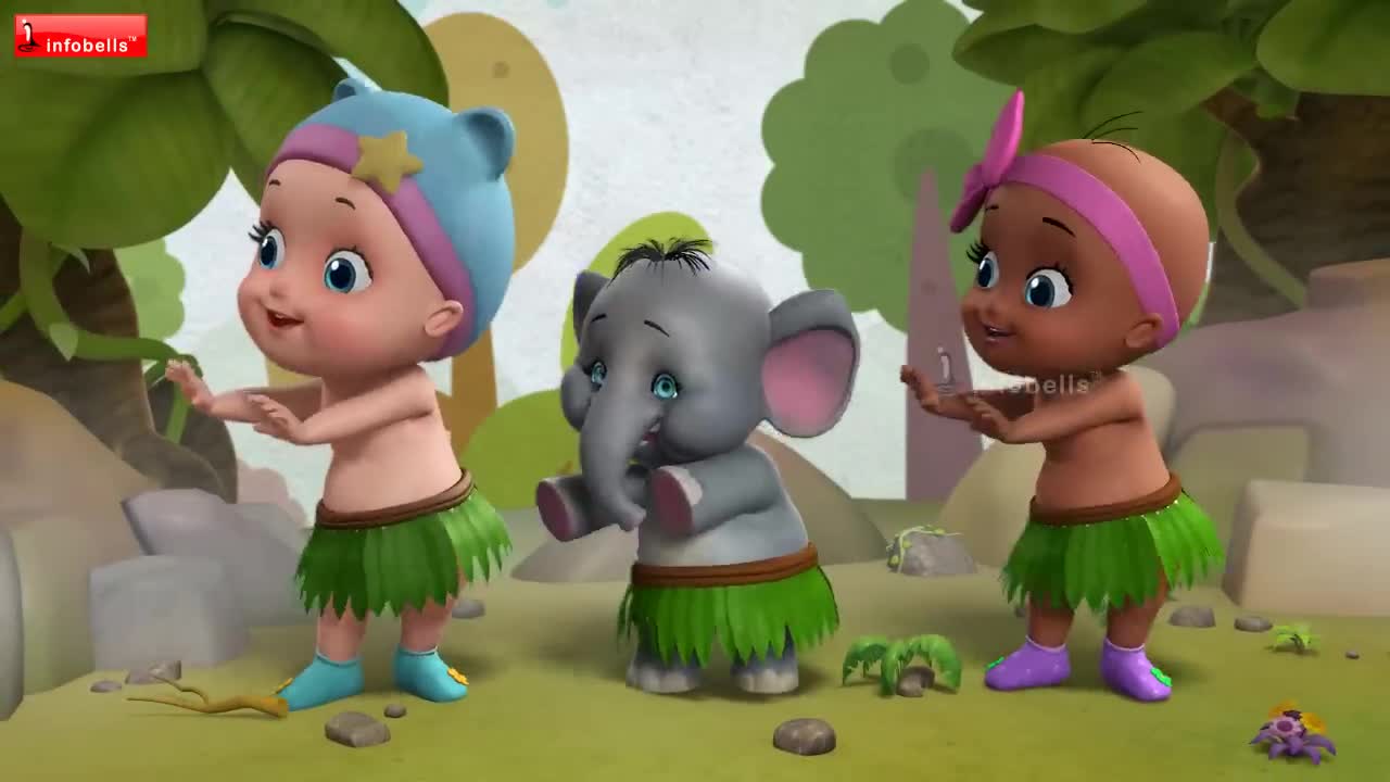 Baby Dance Cartoon Video Jungle Edition | Infobells