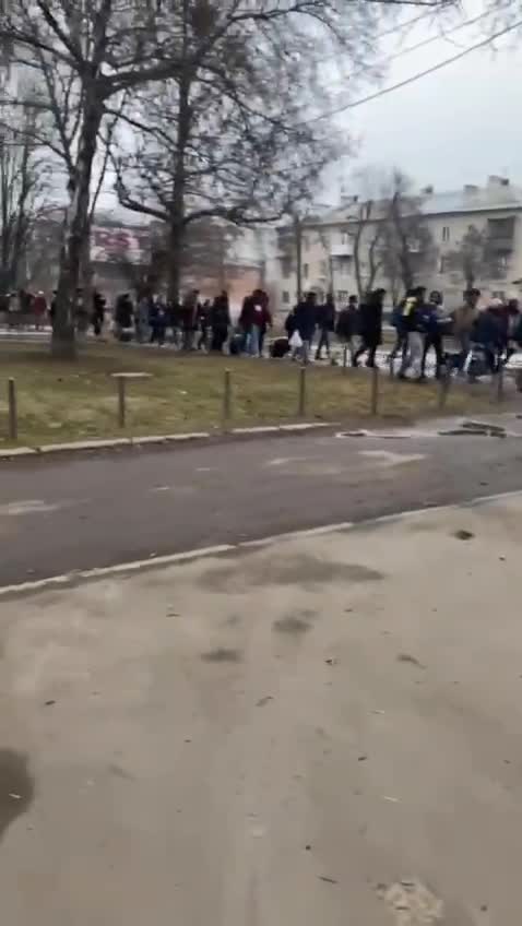 In Kharkov, the evacuation of foreign students from the city began