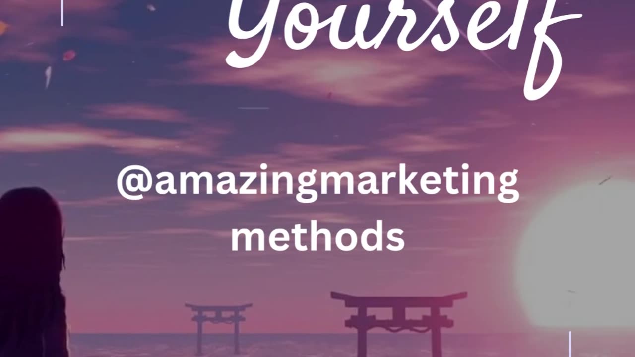 ⭐ BE GOOD TO YOURSELF AND TRUST YOURSELF ✅ COMING TO YOU ONLY FROM @amazingmarketingmethods ❤️