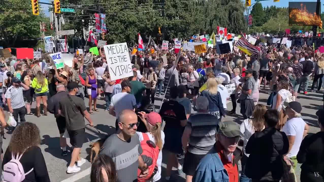 Protesters block Vancouver streets