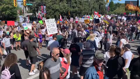 Protesters block Vancouver streets