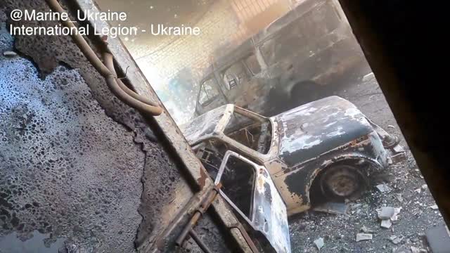 Americans & other foreign fighters TDF doing clearing operations during the battle for Severodonetsk