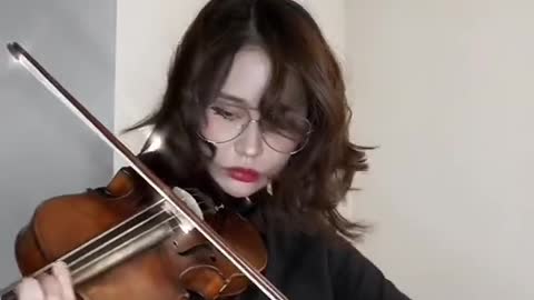 Violin playing