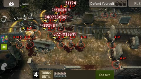 The Walking Dead No Man's Land Surrounded Round 49