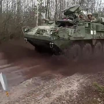 Ukrainians Seen With American Stryker IFV for the First Time