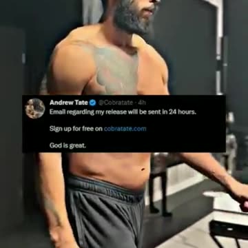 andrew tate looking huge😮after his aresst thank God for their release#welcomebacktopG #andrewtate