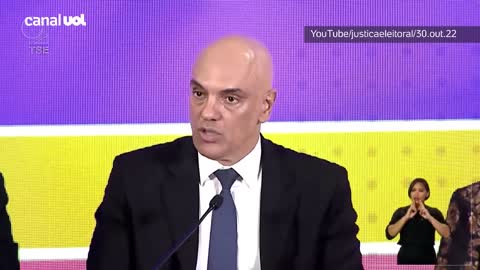 Alexandre de Moraes conversou com Lula e Bolsonaro após resultado das eleições